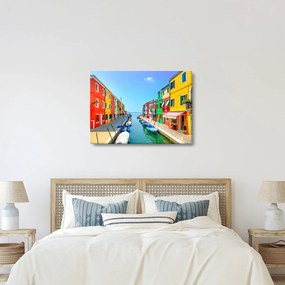 Tablou - Insula Burano, Veneția, Italia (70x50 cm)
