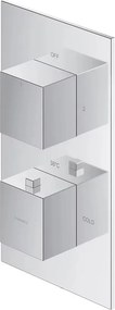 Baterie cada - dus incastrata Omnires Fresh termostatata fara corp ingropat