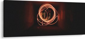 Tablou - linii în tunel (120x50 cm)