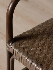 Scaun din rattan cu brațe, "Riva"
