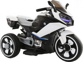 Motocicleta Electrica cu Acumulator Pentru Copii NOVOKIDS™ Cairo Motor, 3-8 ani, max 30 kg, Functie Bluetooth, Cu Sunete si Melodii, 3 Roti, Volum