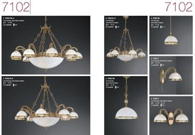 Candelabru din alama design italian 10+4L 7102