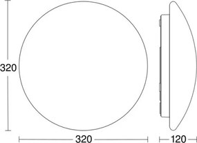 Steinel 056070 - LED Lampă exterior cu senzor RS PRO LED/16W/230V IP54