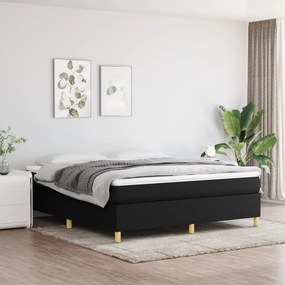 vidaXL Cadru de pat fără saltea, negru, 180x200 cm, textil