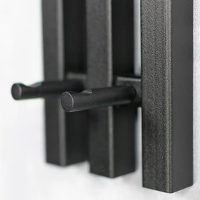 Cuier de perete negru din metal 65 cm Senza – Spinder Design