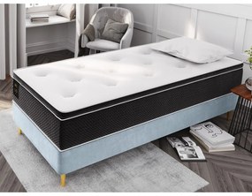 Pat de o persoană din catifea albastru deschis 90 x 200 cm Lia- Cosmopolitan Design