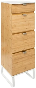 Comoda pentru cosmetice Levia cu oglinda, H130 cm