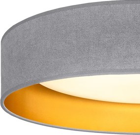 Brilagi-LED Plafonieră VELVET SIMPLE LED/36W/230V 3000K Ø 55 cm gri/auriu