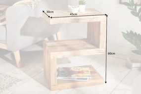 Masuta auxiliara din lemn de mango S 60cm