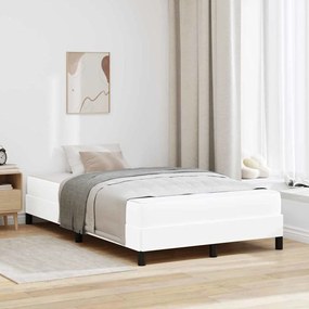 vidaXL Pat Altele Alb pur 120 x 190 cm Piele artificială