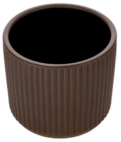 Ghiveci de ceramică, maro mat, KELSO TIP 2