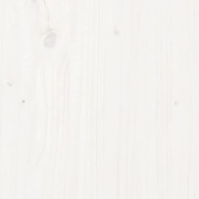 Jardiniera, alb, 110x84x75 cm, lemn masiv de pin