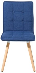 Set 2 buc. scaune pentru sufragerie Berken (albastru marin). 1009915