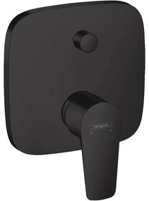 Baterie cada, incastrata, negru mat Negru mat