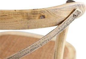 Scaun Thonet din lemn masiv si sezut din ratan