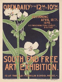 Reproducere South End Art Exhibition (Floral Vintage), (30 x 40 cm)