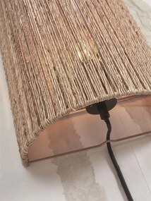 Aplica de perete eco din iuta Iguazu half 32cm nat