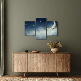 Tablou - Luna cu stele (90x60 cm)