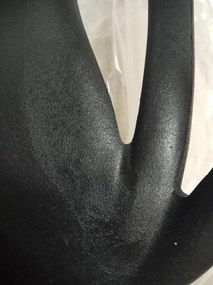 OFERTA Scaun din plastic negru KATO II. calitate.