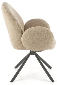 Scaun de dining KIVA, 1 buc., maro