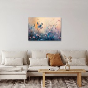 Tablou - Pajiște cu Fluture II (70x50 cm)