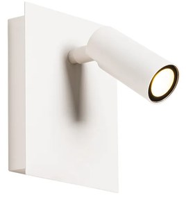 Lampă de perete exterioară modernă albă cu LED inclus IP54 - Simon