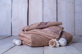 Set prosop + prosop de baie Florina - maro