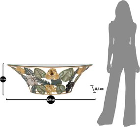 Consola cu fixare pe perete Amaz, Mauro Ferretti, 120x40.5x37.2 cm, fier, multicolor