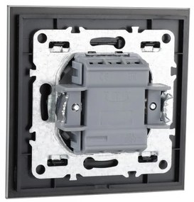 Intrerupator simplu cu led Smack,10A,sf8101 fkb
