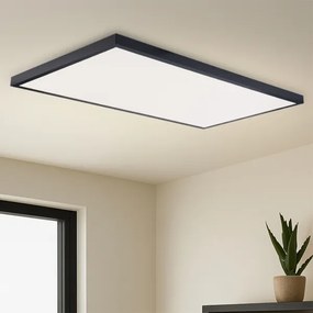 Brilagi-LED Aplică de baie reglabilă FRAME SMART LED/96W/230V IP44 negru + telecomandă