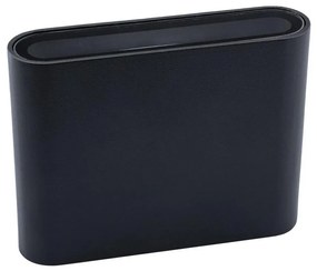 Aplică perete exterior LED FLOW 2xLED/3W/230V IP54 negru