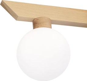 Aplica de perete ANTONIO 1xG9/5W/230V stejar/alb