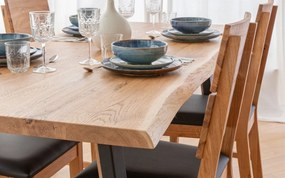 Masă stejar masiv Dining Gianna 180x90 cm sau 200x100 cm - 180 x 90 cm