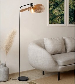 Eglo 31966 - Lampă de podea SIRUELA 1xE27/42W/230V maro/negru