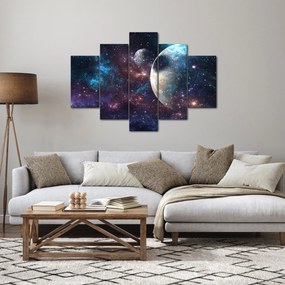 Tablou cu cosmos (150x105 cm)