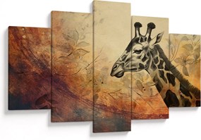 Tablou - Girafă, pictură (150x105 cm)
