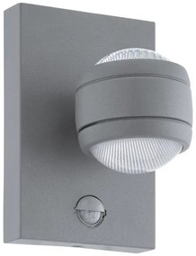 Eglo 96019 - LED Corp de iluminat perete exterior cu senzor SESIMBA 1 2xLED/3,7W