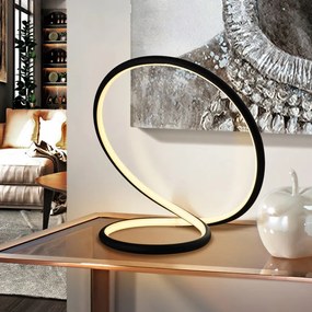 Lampa de masa LED design ultra-modern INFINITO negru