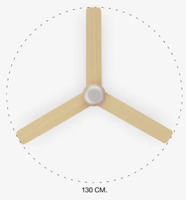 Ventilator LED de tavan FARO 33816-20 PUNT LED/18W/230V Wi-Fi maro/negru + telecomandă