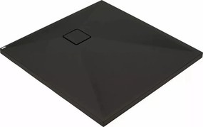Cadita dus patrata Deante Correo negru mat 90x90 cm