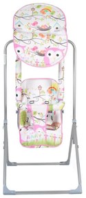 Leagan copii si bebelusi pentru interior si exterior Novokids™ Jungle Garden Swing, Cadru metalic, 0+ ani, Sezut reglabil in 3 trepte, Pozitie somn,