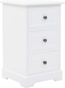 vidaXL Noptieră, MDF și lemn de pin, 35 x 32 x 59 cm