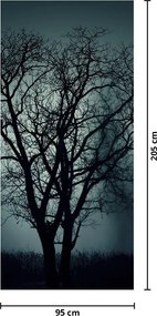 Fototapet pentru ușă - Copaci în umbră (95x205cm)