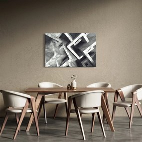 Tablou cu cuburi abstracte (90x60 cm)