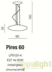 Lustra design modern 60cm Pires