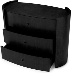 Comoda LUX Furnir Stejar Gri Carbune, Splendora