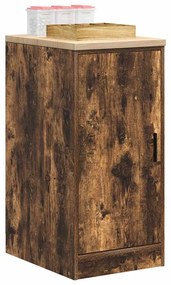 vidaXL Dulap de depozitare de garaj stejar afumat 40x51x85 cm