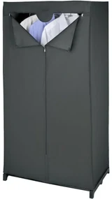 Wenko Dulap pliabil din folie PEVA Deep Black, 150 x 50 x 75 cm