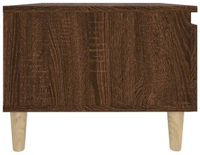 Masa laterala, stejar maro, 50x46x35 cm, lemn compozit 1, Stejar brun