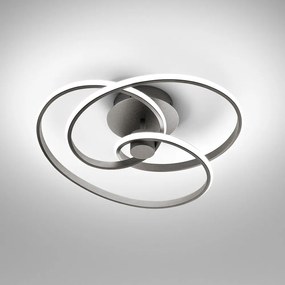 Plafoniera LED design modern Diva 52cm, auriu, alb sau titan